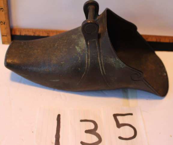 Old Brass Knight's Stirrup