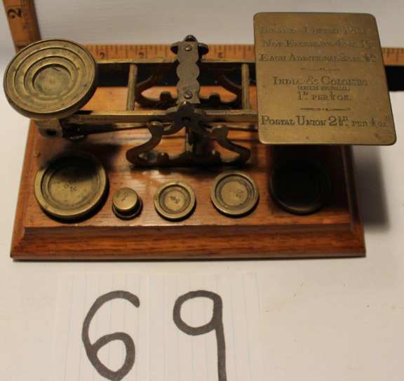 Old Postal Weigh Scale