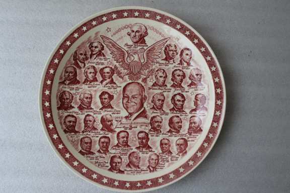 1953 President's wall plate