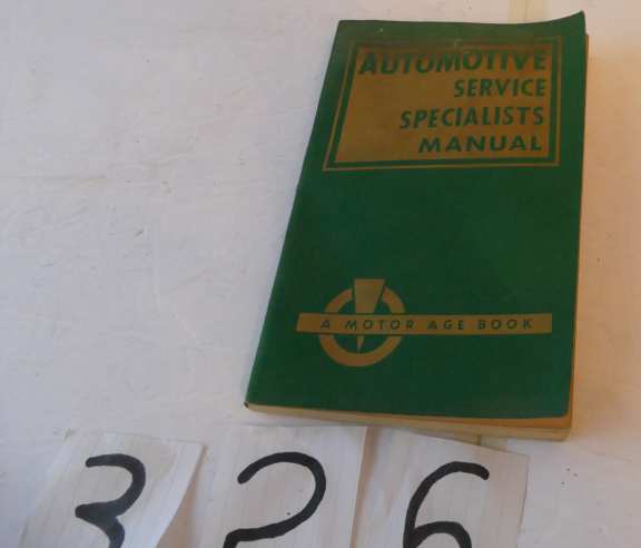 Automotive Service Specialist Manual
