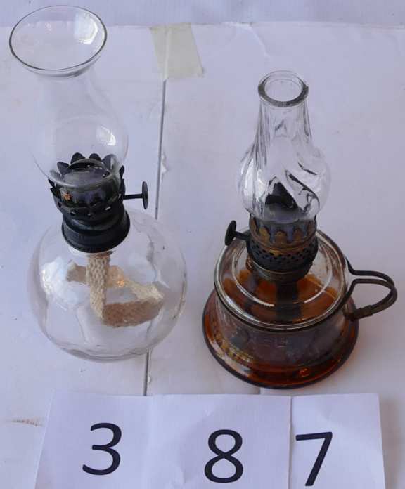 Dainty Old Kerosene Lamps