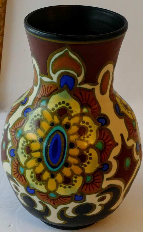 Gouda Plazuid Holland Antique Ceramic Vase