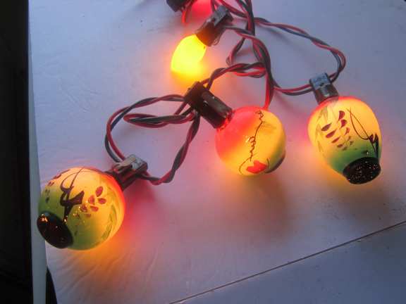 Hand painted Christmas bulbs