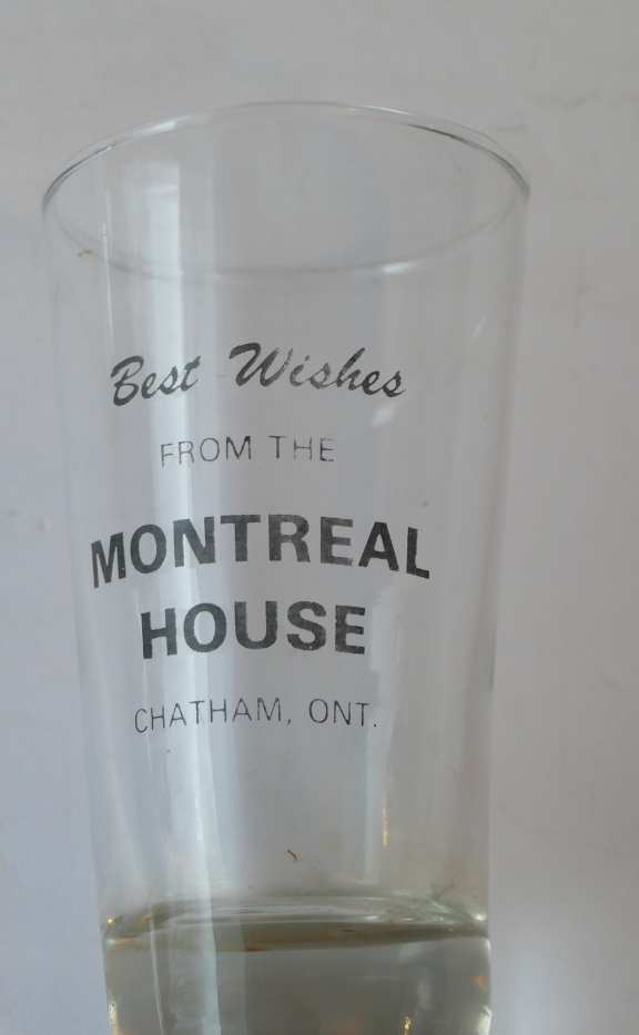 Montreal House Bar Glass