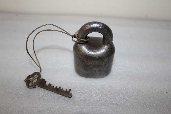 Rare Antique Padlock with Key