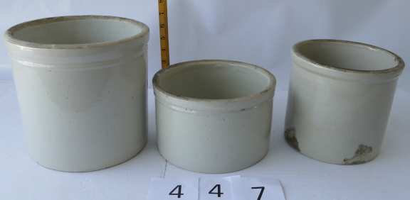 Set of 3 Crocks