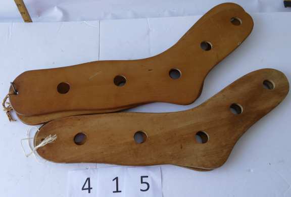 Two Pair of Wooden Sock Stretchers