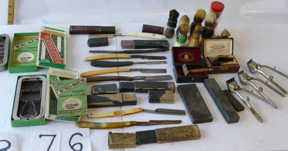 Various Shaving Paraphernalia