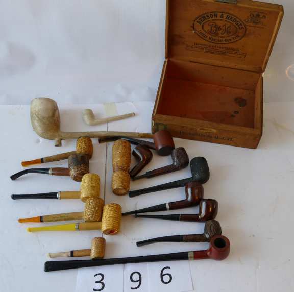 Various smoking pipes