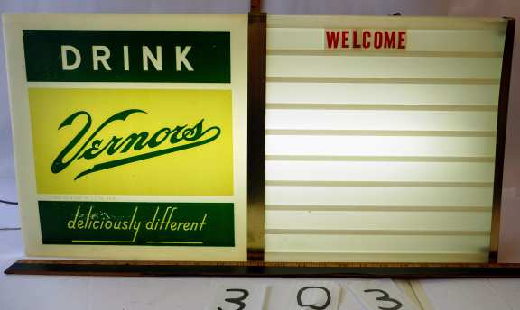 Vernors Advertising Sign