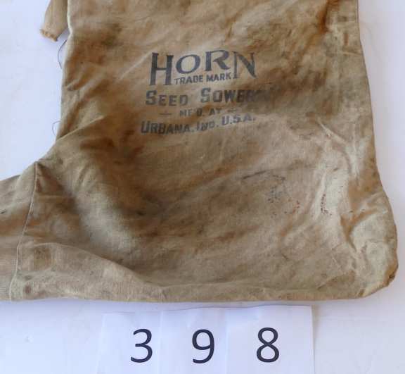 Vintage Bag Seeder - Horn Seed Sower