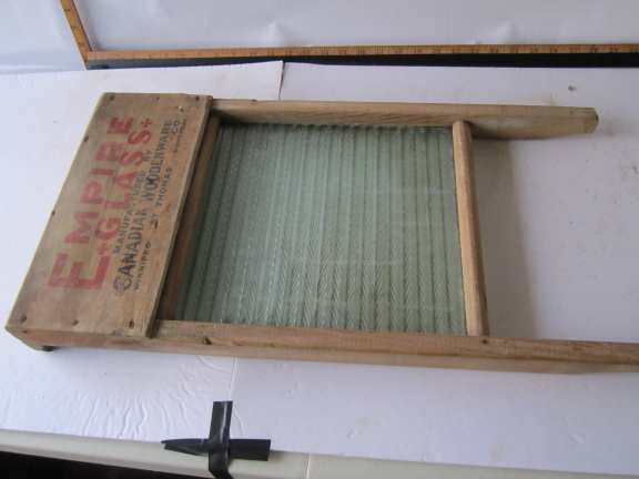 Wash board with advertising