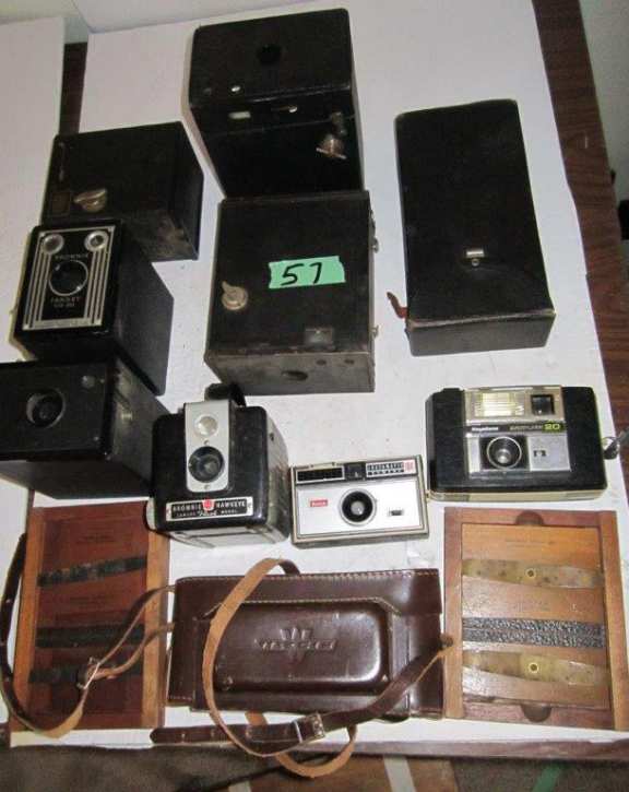 10 cameras & 2 Kodak plates