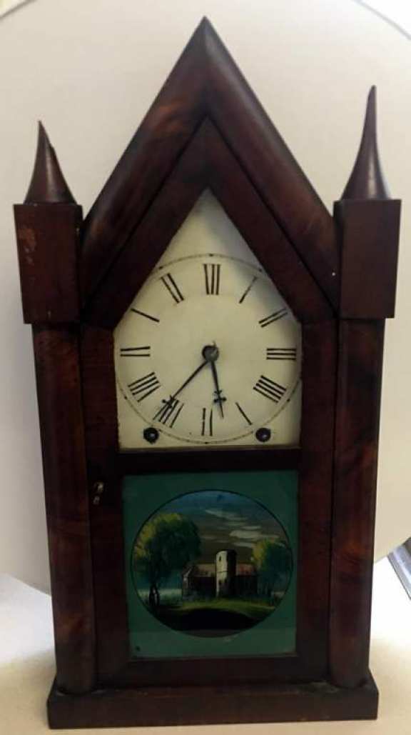 C 1855 Henry Sperry Steeple Clock