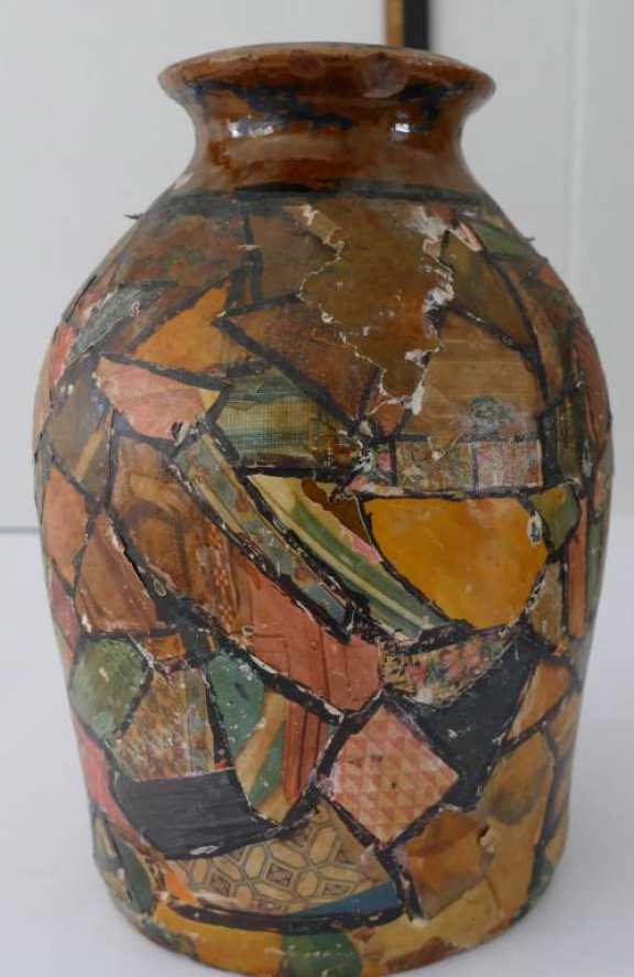 Decoupage Vase (Folk Art)