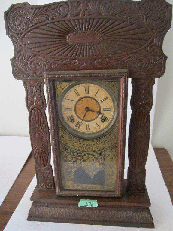 E. Ingraham Gingerbread clock