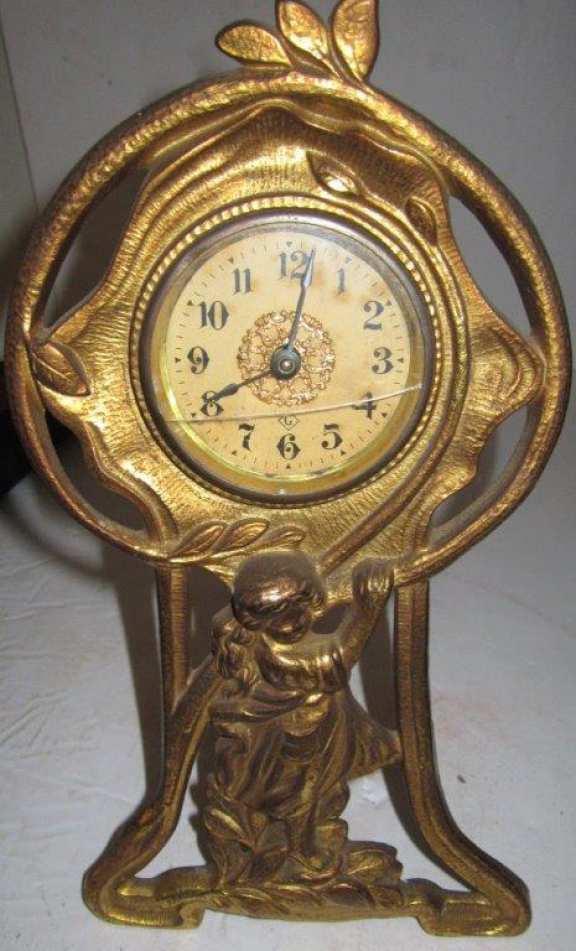 Metal clock