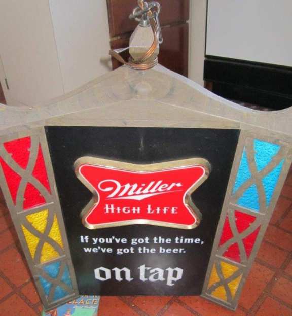 Miller High Life illuminated clock