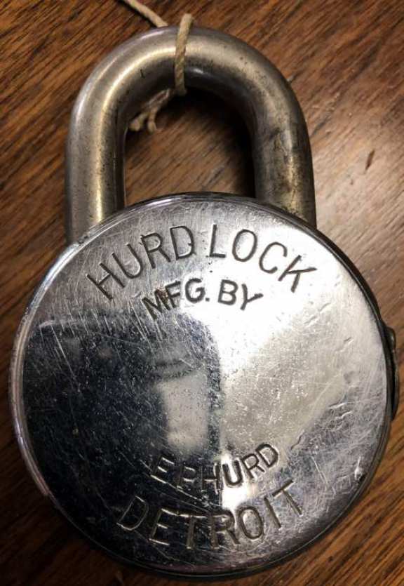Rare Hurd lock of Detroit