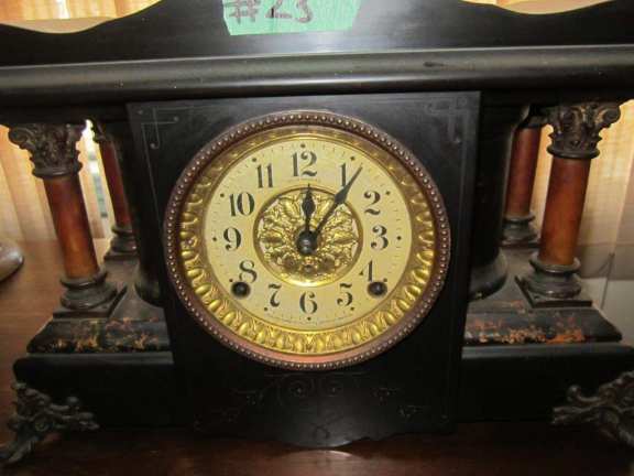 Seth Thomas Greek temple clock