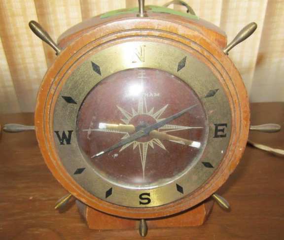 Ship-style electric clock