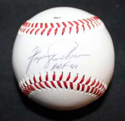 Signed Fergie Jenkins Baseball