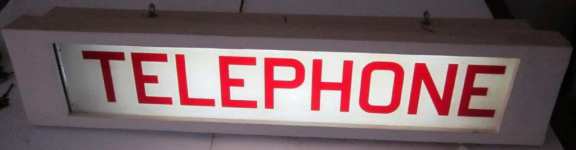 Telephone sign