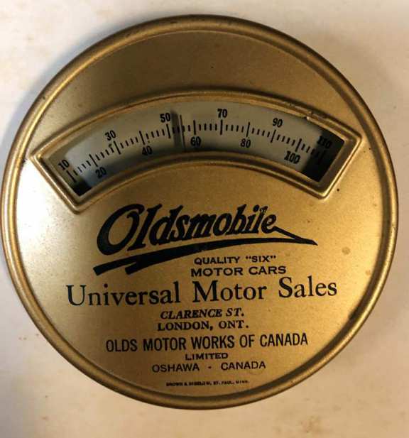 Vintage Oldsmobile Advertising Thermometer