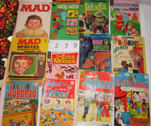 12 comic books