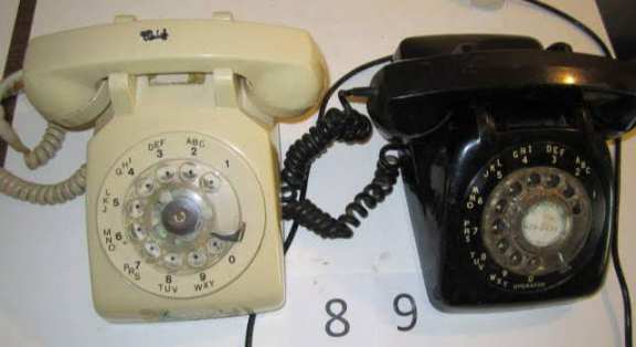 2 rotary phones