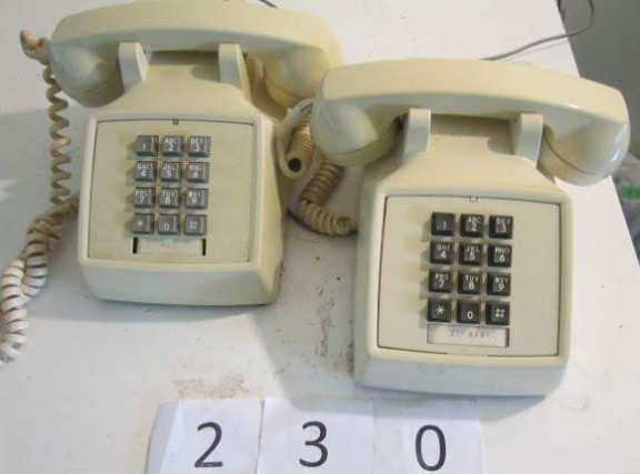 2 touch tone phones