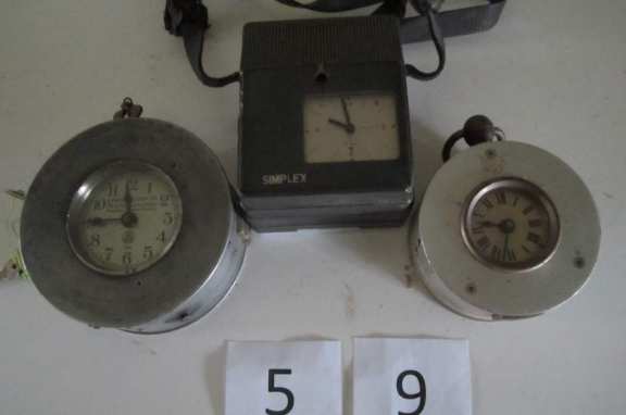 3 night watchman's clocks