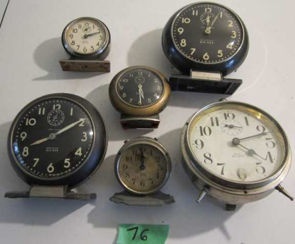6 alarm clocks