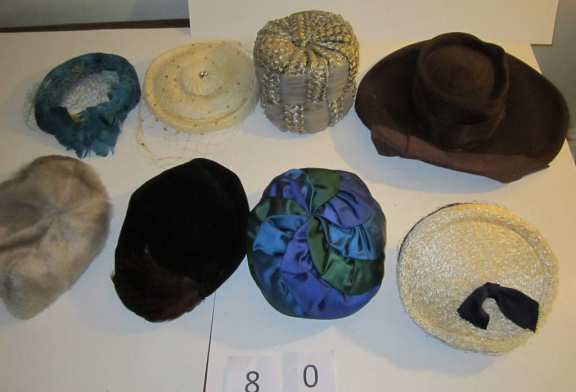 8 vintage hats