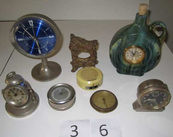 Assorted clocks