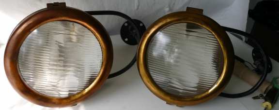 Brass Era Automotive Headlights