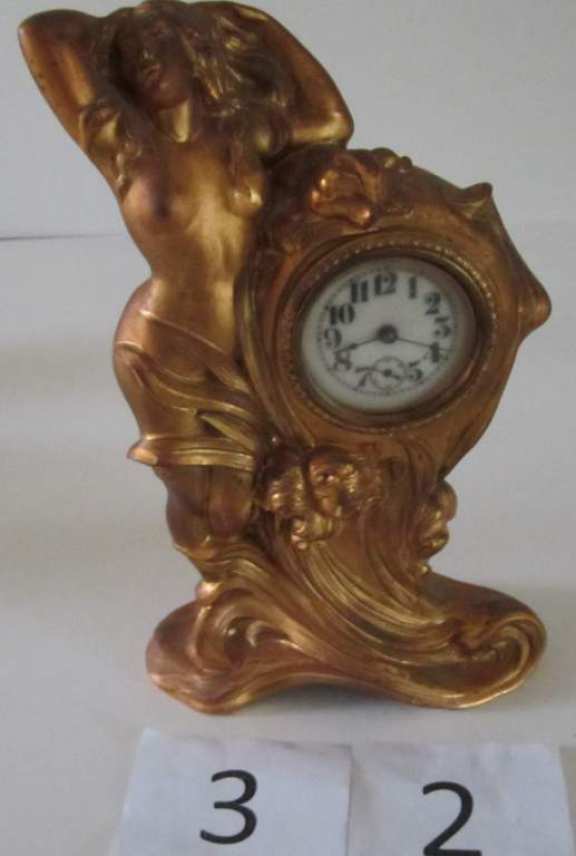 Bronze novelty clock