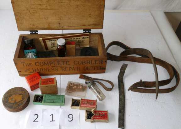 Old Wooden Box -"The Complete Cobbler "