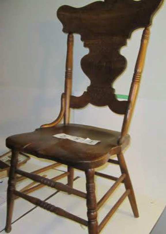 Queen Victoria Press back chair