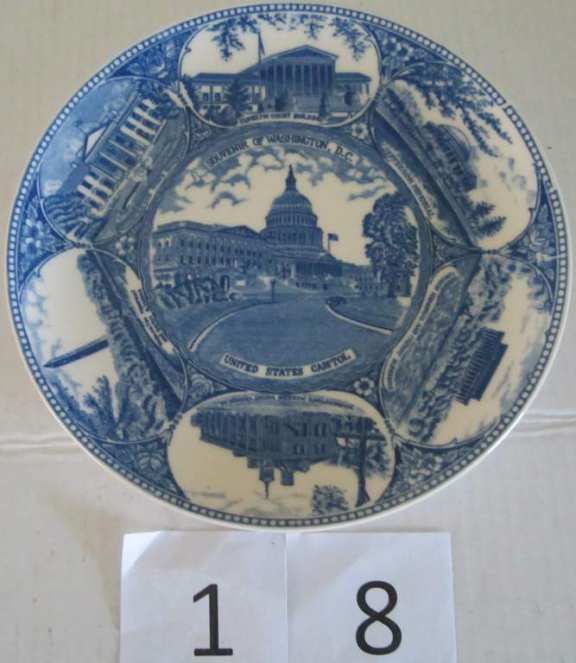 Souvenir plate Washington DC