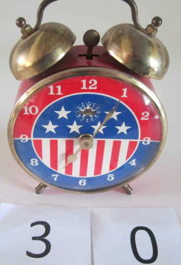 USA Stars & Stripes alarm clock