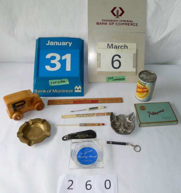 Various Advertising Paraphernalia