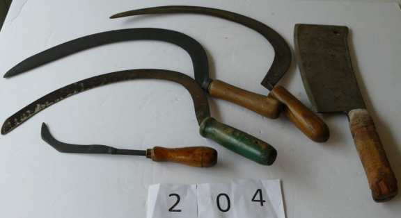 Various Antique Cutting Tools