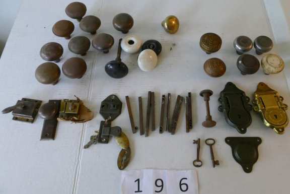 Various Vintage Door Parts