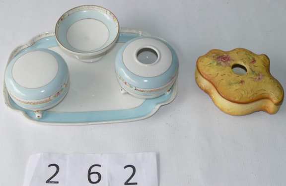 Vintage China Dressing Table Accessories