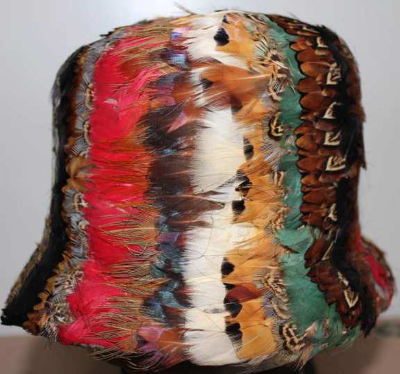 Vintage feather hat